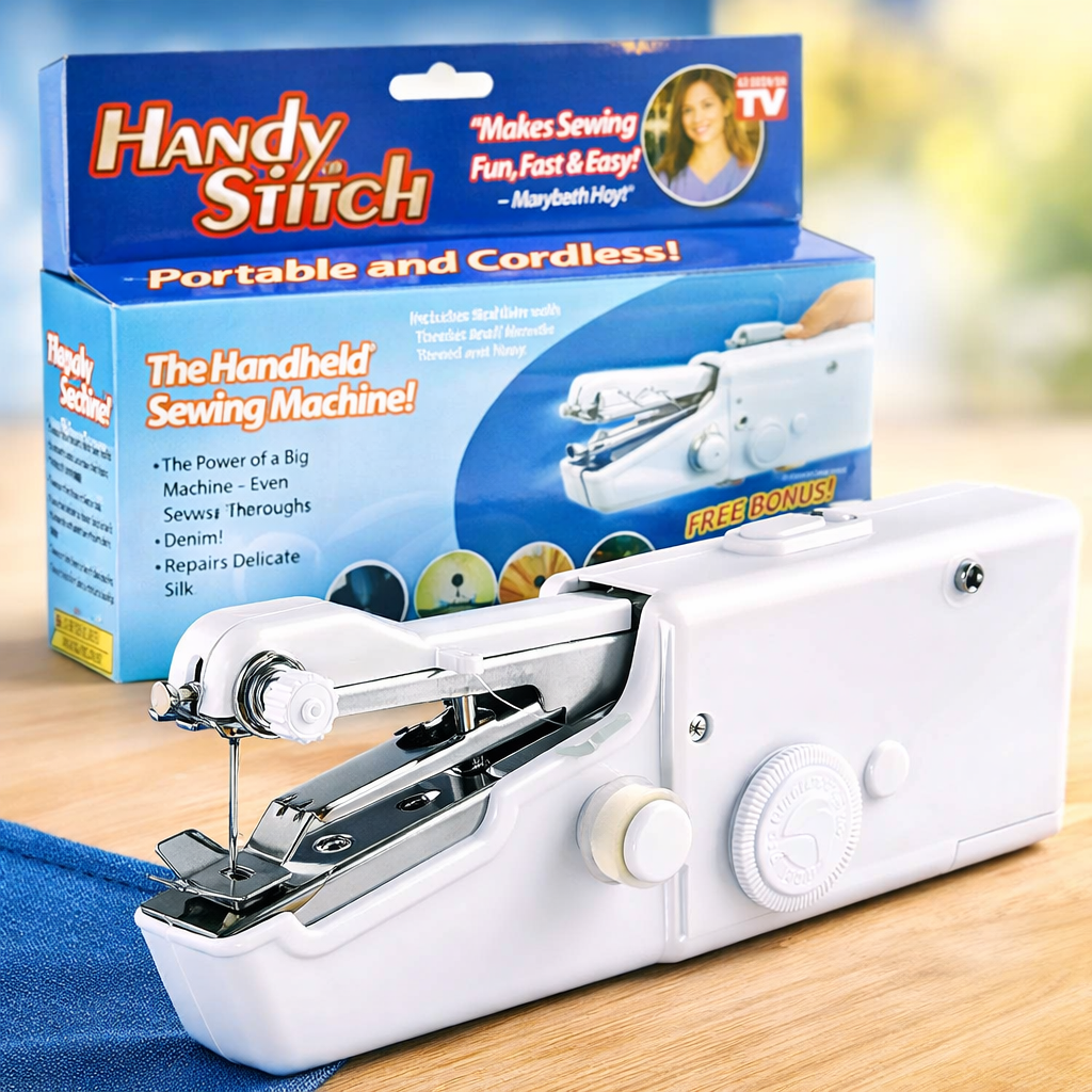 🧵 ¡Cose en Segundos! Mini Máquina de Coser Portátil Handy Stitch ✂️OFERTA!! Pago contra entrega💵 +Envio GRATIS