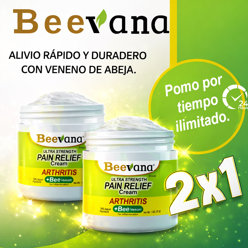 🐝 BeeVana Ultra Strength – Compra 1 y Llévate 2 | Oferta Especial ✨ Confort que se siente. Bienestar que se nota.