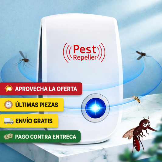 🐀🚫 Repelente Ultrasónico de Plagas 🔊✨ Ahuyenta Ratas, Ratones, Cucarachas e Insectos 🏠🌿